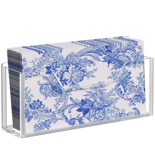 PITBVO Transparent Acrylic Napkin Holder Clear Guest Paper Disposable Hand
