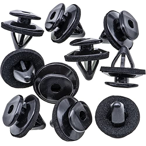 Rexka 10pcs Fender, Rocker, Garnish, Pillar Trim Retainers with Sealer for Subaru 909130088 909130109 Ascent Forester Impreza Legacy Outback Tribeca WRX