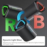 aowoka Bluetooth Speaker, 2025 Portable Wireless Speakers With Led Light, Bluetooth 5.4, 24H Playtime, Enhanced Bass, IPX7 Waterproof, Outdoor Speaker for Travel, Sport, Party, Biking. - Image 5