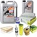 Produktbild QR-PARTS 69350708 Filter Set Inspektionspaket 6 Liter Liqui Moly Motoröl Top Tec 4200 5W-30 MANN-FILTER Innenraumfilter Kraftstofffilter Luftfilter Ölfilter