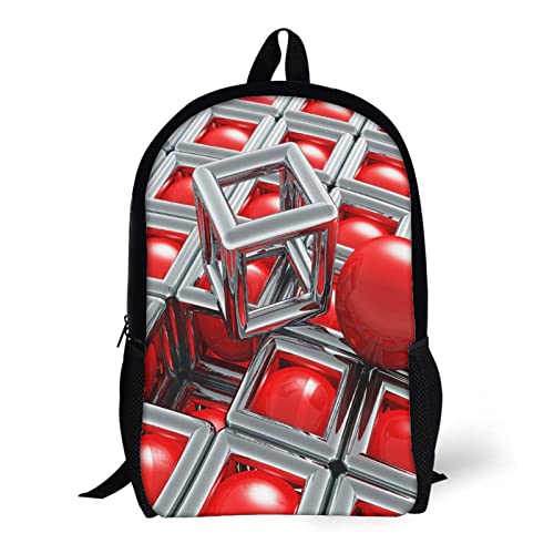 Sac à dos imprimé en 3D Cube idée cadeau rentrée scolaire