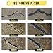 Concrete Crack Filler, High Elasticity Cement Crack Filler, Self Leveling Concrete Slab Repair Sealant for Driveway, Walkway, Patio, Waterproof Caulking Glue for Joint, Outdoor - 17.6 Floz