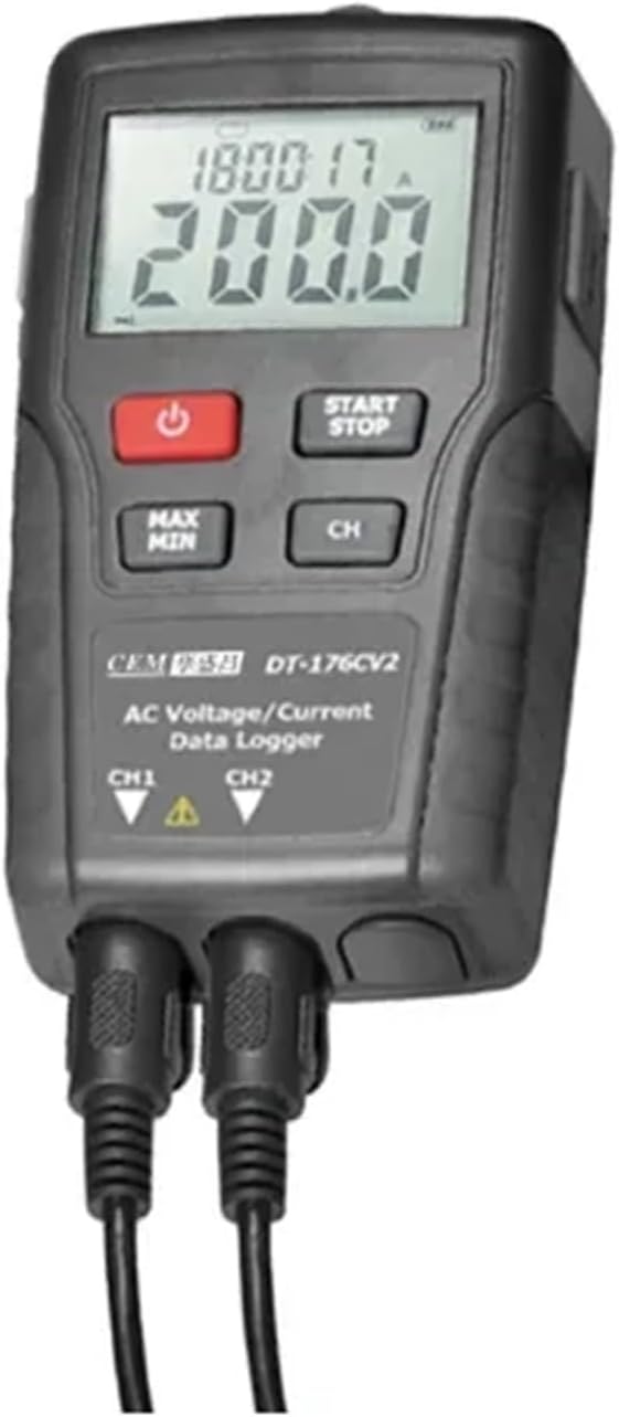 DT-175CV1 DT-176CV2 Single and Dual Channel USB Software AC Voltage and Current Data Recorder Current and Voltage Recorder(Single Channel)