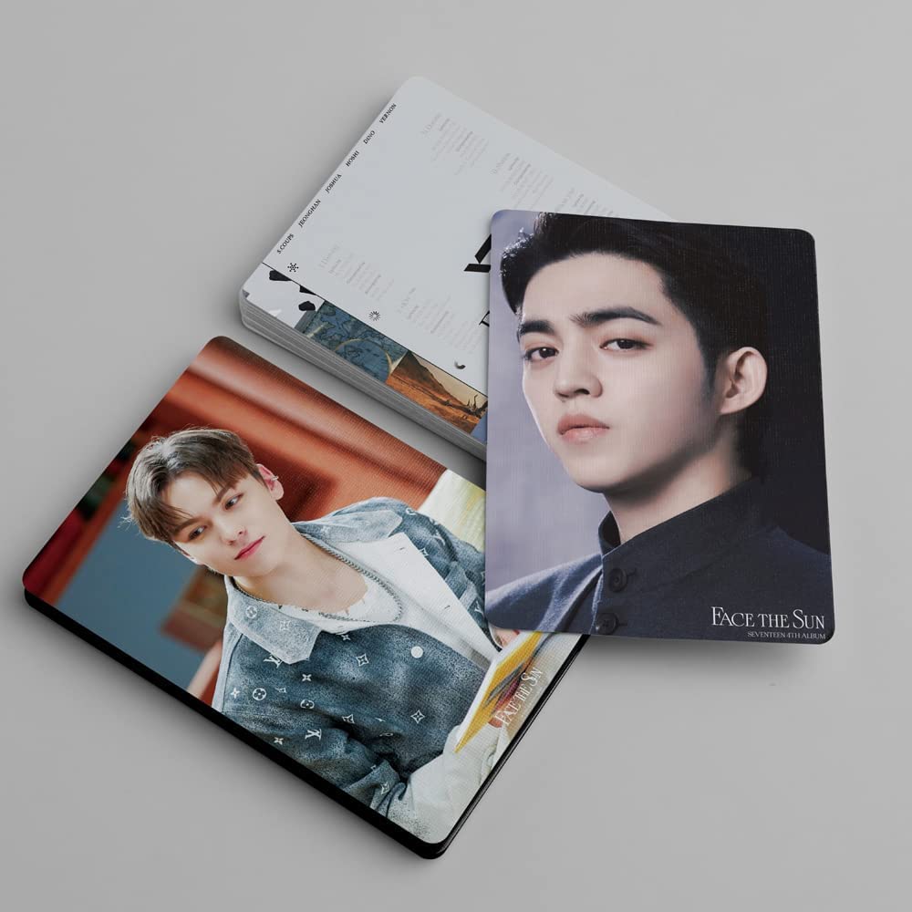 55Pcs Seventeen Photo Cards Seventeen Face the Sun Album Cards