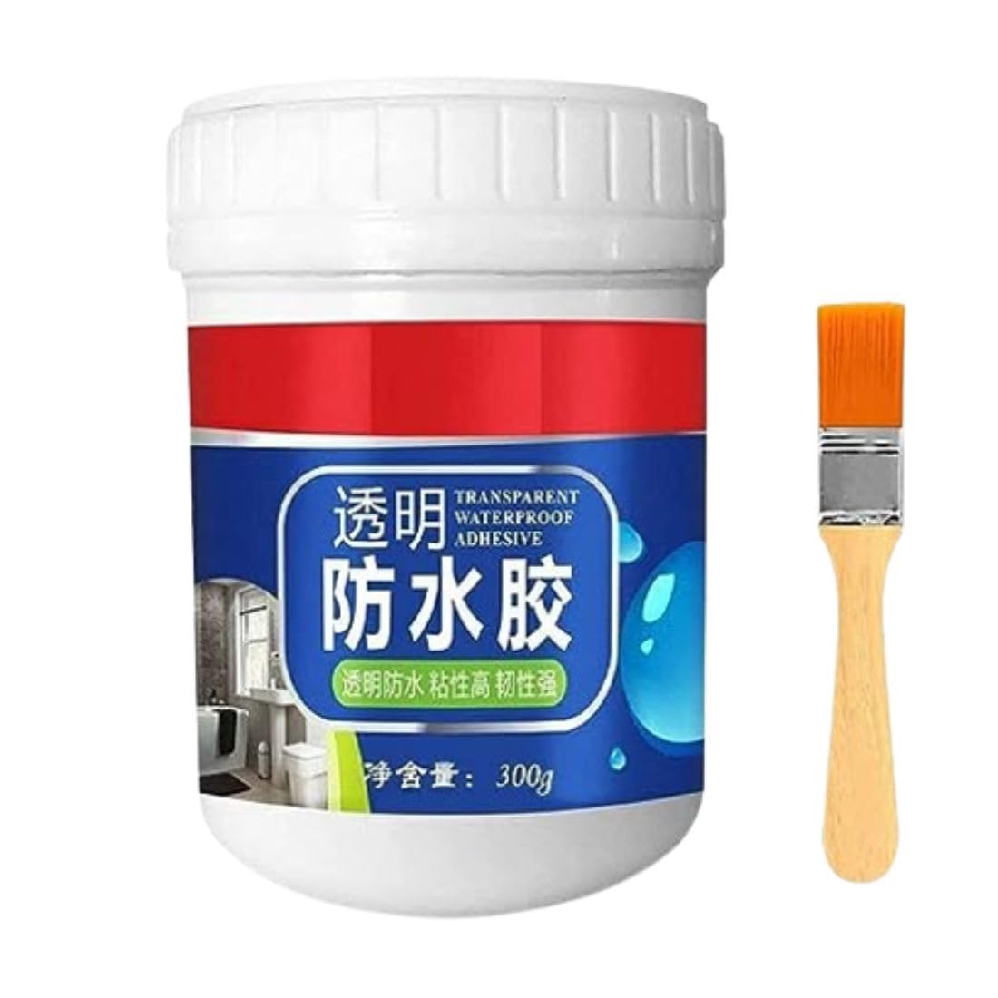 UM INTERNATIONALS Plastic Transparent Waterproof Glue for Roof Leakage Liquid (300g with Brush) (B0CKL67FPQ) Amazon Price History, Amazon Price Tracker