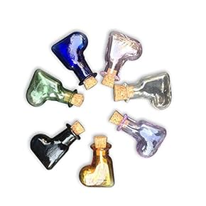 クリアガラス 装飾ボトル 4点セット クリアガラス 装飾ボトル 4点セット