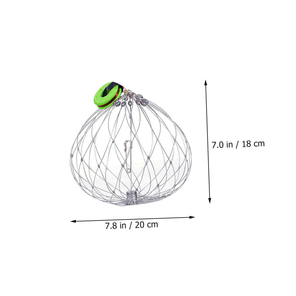 Metal Crab Catcher Reusable Crab Cage Trap Fishing Accessory Random Color