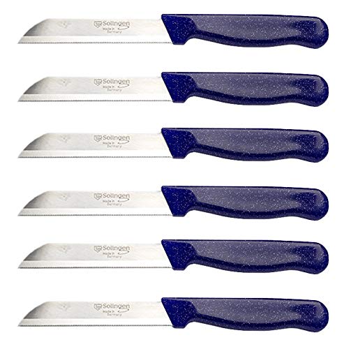 Solingen Allzweckmesser Obstmesser Schälmesser Lila Flitzer 100 Stück - Sehr scharf