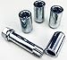 Produktbild Radmuttern, schmal, Tuner-Stil, verzinkt, M12 x 1,25 (M12 x 1,25), Kegelsitz, 17 mm Sechskant-Sternschlüssel Set mit 4 Radmuttern