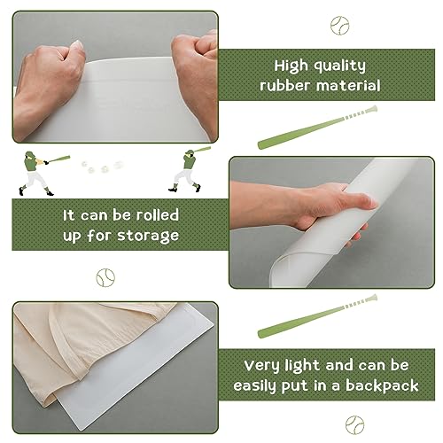 image for Frienda Baseball Home Plate Throw Down Baseball Bases Heavy Duty Pitch