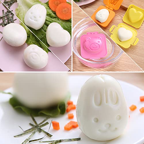 QEEQPF 6 stampi per uova sode, palline di riso