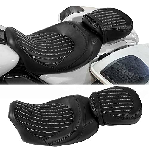 Asiento de motocicleta doble para Touring Electra Glide 2009-2020 2