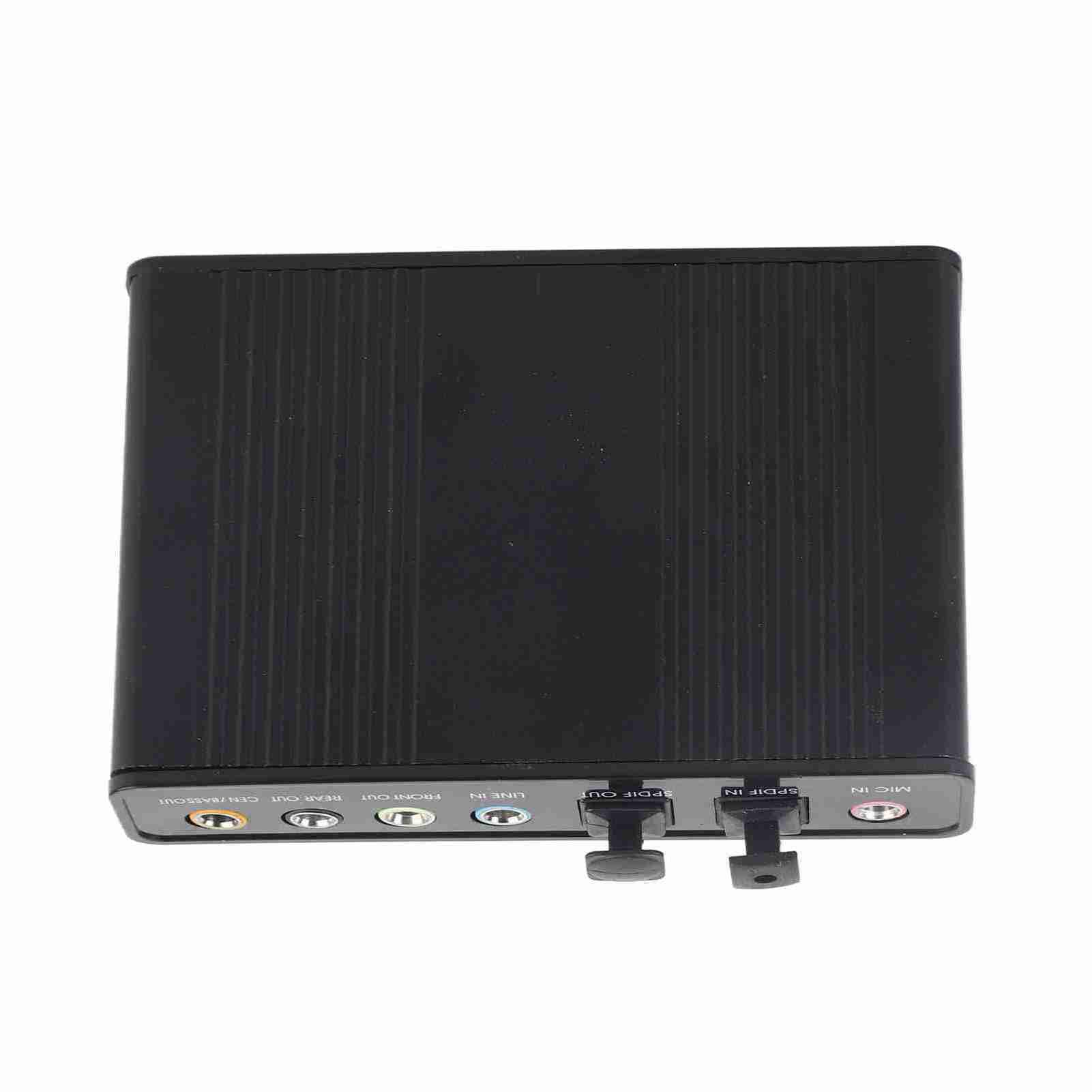 Bewinner Scheda audio esterna USB 5.1, scheda audio surround USB a 6 canali, adattatore audio ottico digitale SPDIF per computer portatile