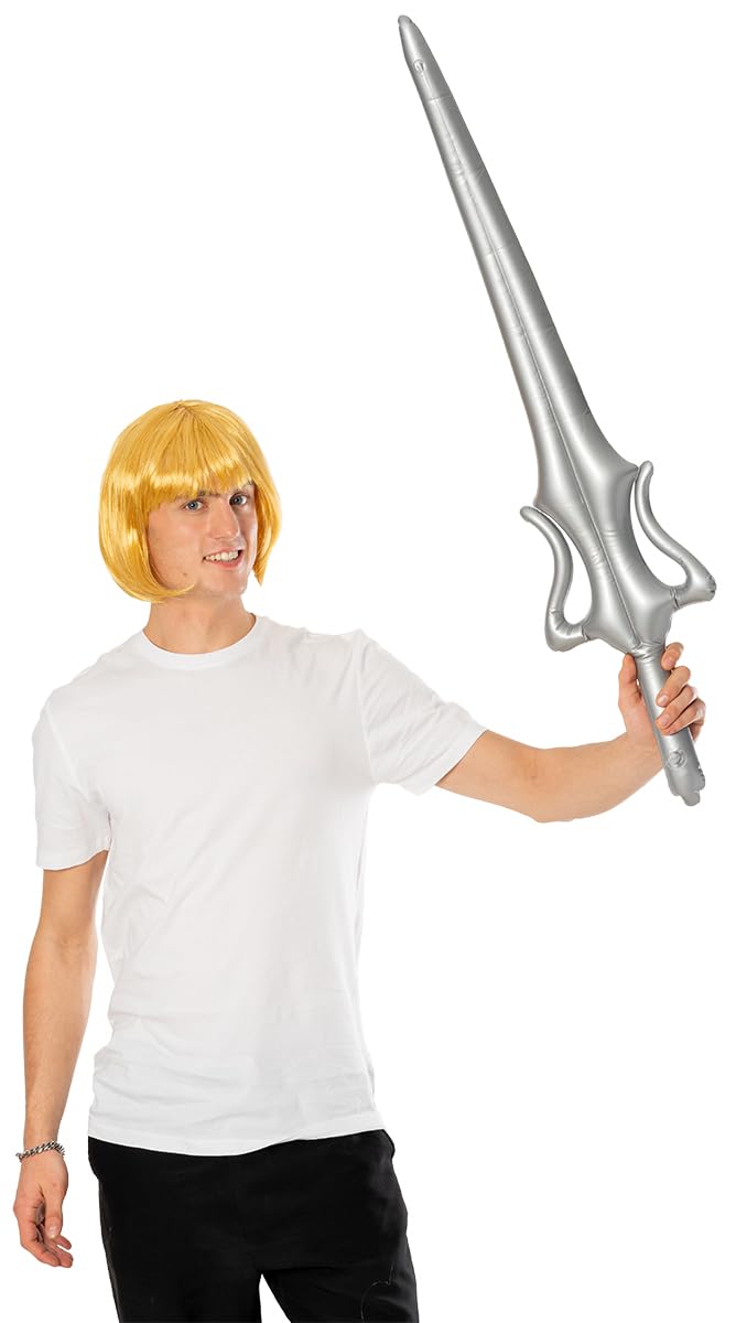 Rubies Zestaw akcesoriów Heman, Oficjalny MOTU Master Of The Universe, Rekwizyty i akcesoria kostiumowe na Halloween, karnawał, Boże Narodzenie, urodziny