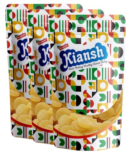 Image of Kiansh Dry fruits Nuts And Seeds (Dried Pineapple coin, 600g)