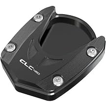 Enlarged Kickstand Pad Pedal Side Stand Pad Compatible with CFMOTO 450CLC 2025,Aluminum,CNC-machined,Anodized,Black,CFMOTO 450CLC Accessories