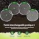 Gifeerory Modernisiertes Rotierendes Sieb für Gartenerde, Kompostsieb, Siebfilter, 33 cm, mit 4 austauschbaren Maschen, 3/6/9/12 mm, Gartensieb, manuell, drehbar