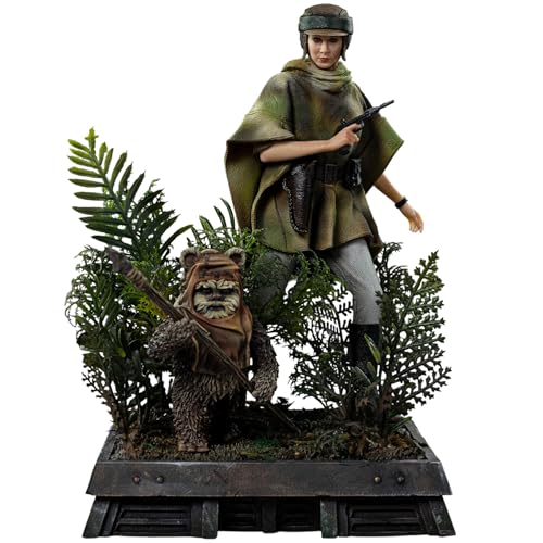 Iron Studios Statue Art Scale 1/10 Leia Endor Star Wars Episode Vi 20 cm