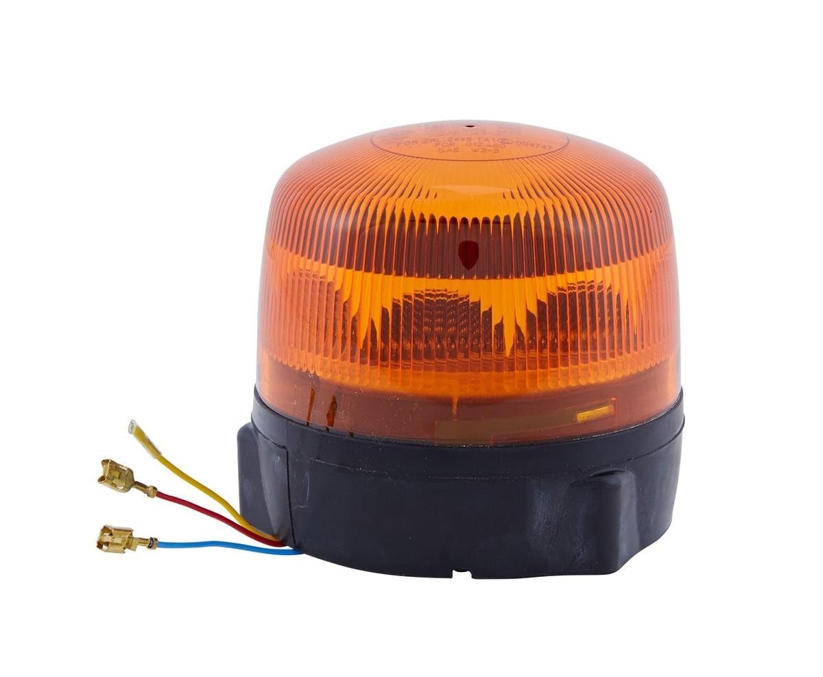 HELLA 2XD 012 878-001 LED-Luz de aviso, de destellos - RotaLED - 12/24V - amarillo - montaje exterior/atornillado - Cable: 140mm - Conector: Flachstecker