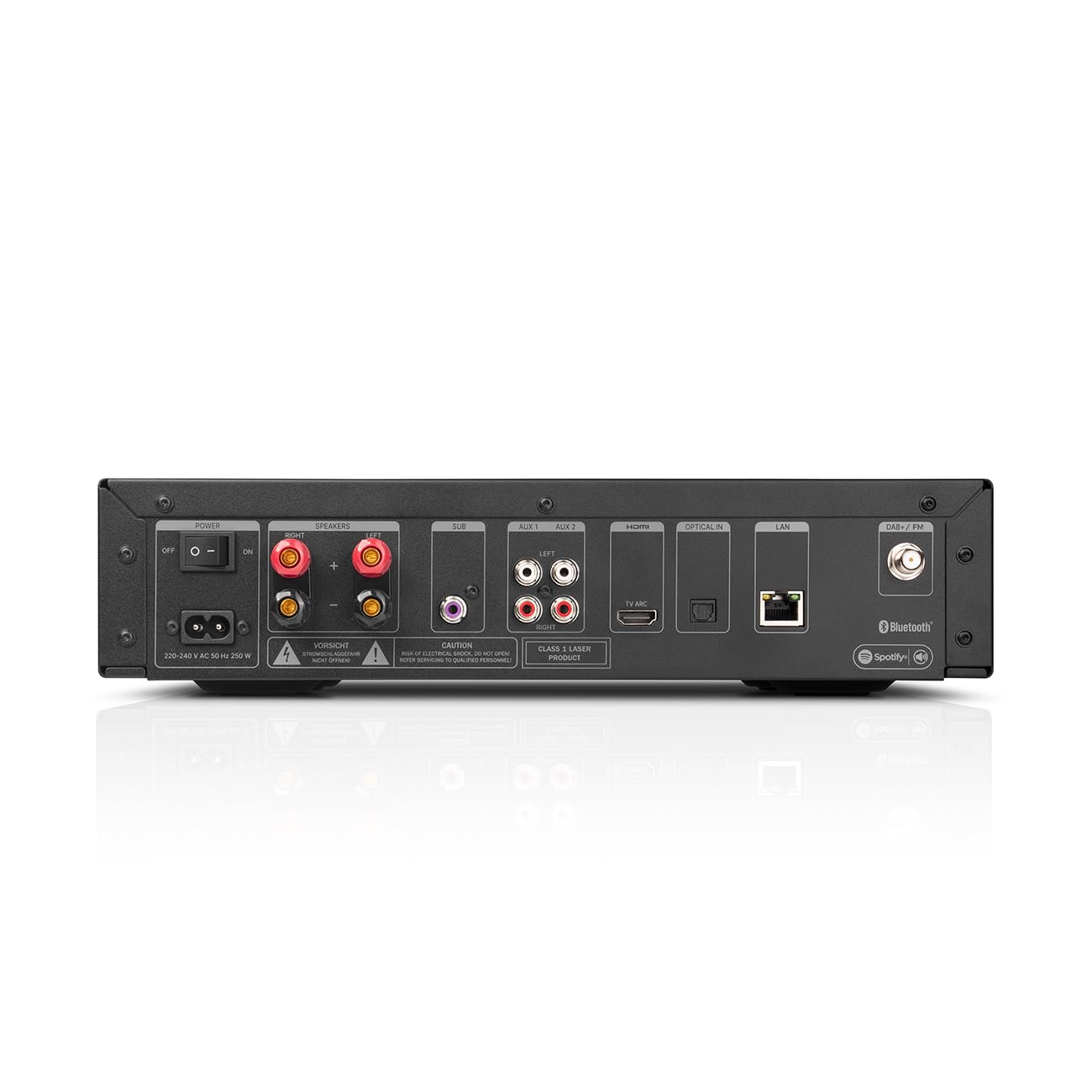 Teufel Ultima 20 KOMBO 3 SE Chaîne HiFi Stéréo Bluetooth CD WiFi Radio DAB+ USB Noir