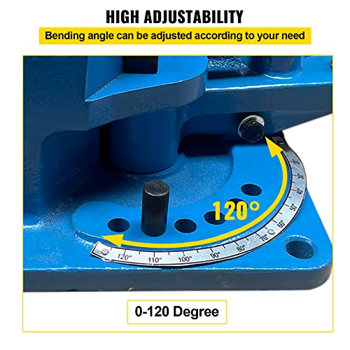 Happybuy UB-100 Manual Flat Steel Universal Metal Rebar Bender Angle Iron 120 Degree Heavy-Duty Metal Rod Bender Hot and Cold With Detachable Bending Lever Strip Steel, Flat Steel, Round Steel - Image 4