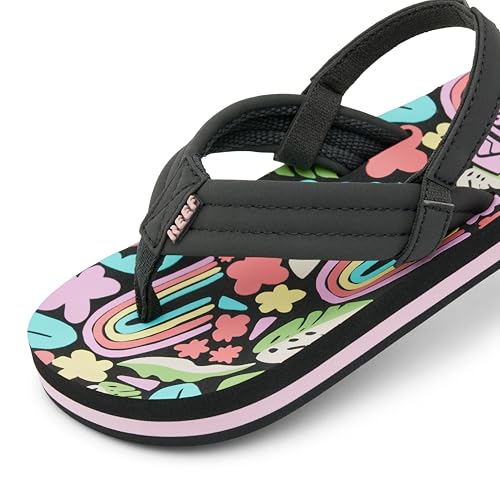 Image of REEF Girls Toddler /Little Kid Ahi Beach Flip Flop, Soft Cushion Footbed, Water Friendly