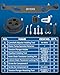 DPTOOL Camshaft Actuator Locking Timing Tool Kit Cam Phaser Retainer Water Pump Sprocket Retainer Holding Tool Compatible with GM/Buick/Chevrolet/GMC Ecotec 2.0 2.4 Engine Replace EN48953