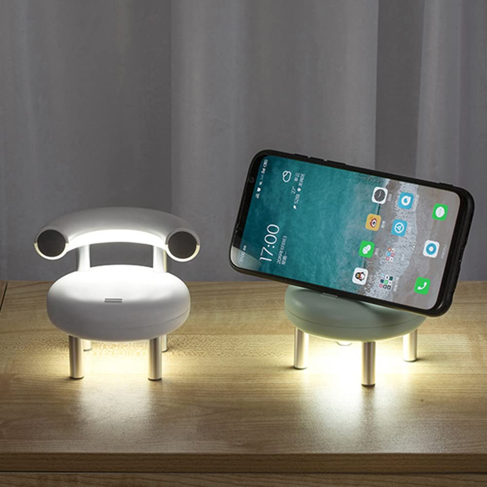 Lampada notte interruttore Luce notturna bambini Ricaricabile tramite USB Lampada scrivania LED dimmerabile Sedia creativa Luce dormire,ragazzi e ragazze Illuminazione notturna nelle stanze bambini