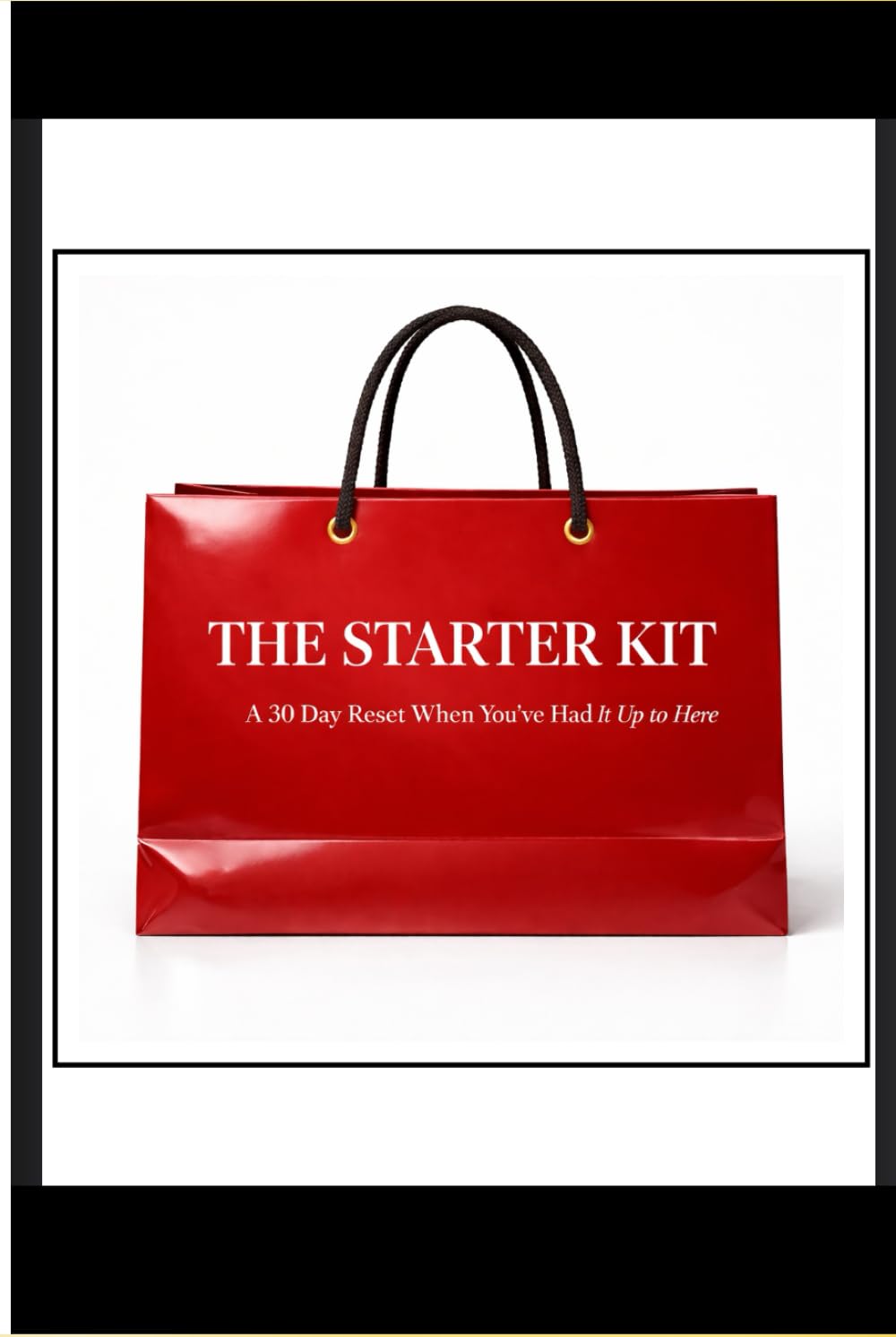 THE STARTER KIT: A 30 Days Reset When You’ve Had It Up to Here