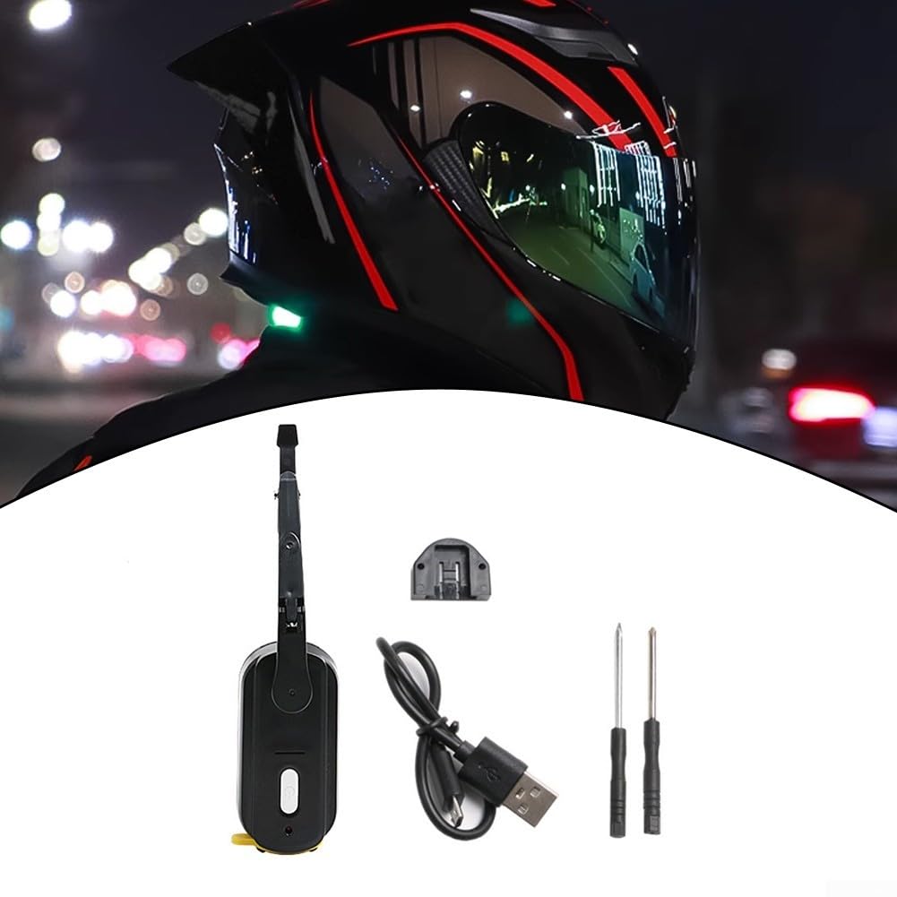 Tergicristallo Casco per moto Ricaricabile Impermeabile 170°(800mAh)