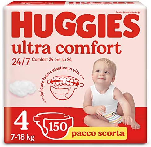 Huggies 150 Pieluchy, Rozmiar 4