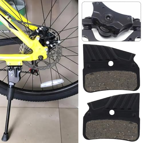 Create idea Pair of N03A Resin Brake Pads Mountain Bike Disc Brake Pads Compatible with Shimano BR-M9120(XTR) BR-M8120(XT) BR-M7120(SLX)