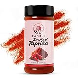 Fasori Smoked Paprika Powder 6 oz (170 g) – Oak Wood Smoked Paprika Spice, Bold Smoky Flavor, Perfect for Cooking, BBQ & Grilling