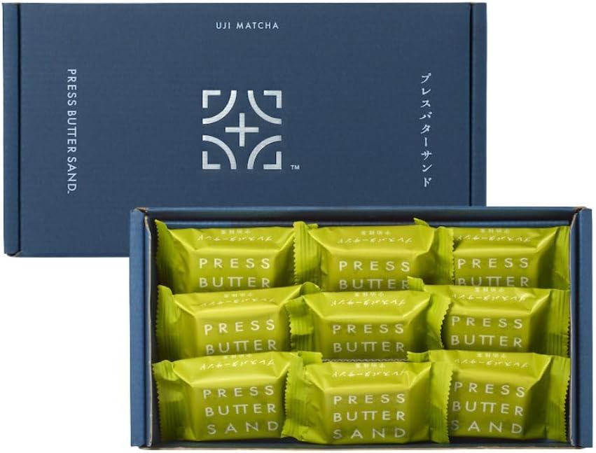 【公式】PRESS BUTTER SAND 宇治抹茶 9個入 東京 土産 人気 お菓子 洋菓子 クッキー ギフト プレゼント お取り寄せ 詰め合わせ 誕生日 バースデー バターサンド