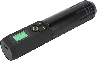 Wireless Tattoo Pen, 2000mAh Battery, Clear Display, Cartridge Needle, USB Rechargeable Type C Charging Interface with Timing Function