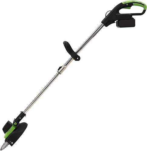 Miniatura 4 de Cortadorabordeadora de césped inalámbrica de 7.87 pulgadas, funciona con pilas, para el cuidado del césped, el trabajo en el patio (2 baterías y