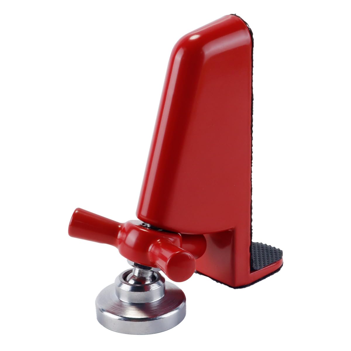 Orivin Red Adjustable Alloy Door Stopper Anti Theft Anti Pry Security Wedge No Drilling for Home Office Hotel Door Protection