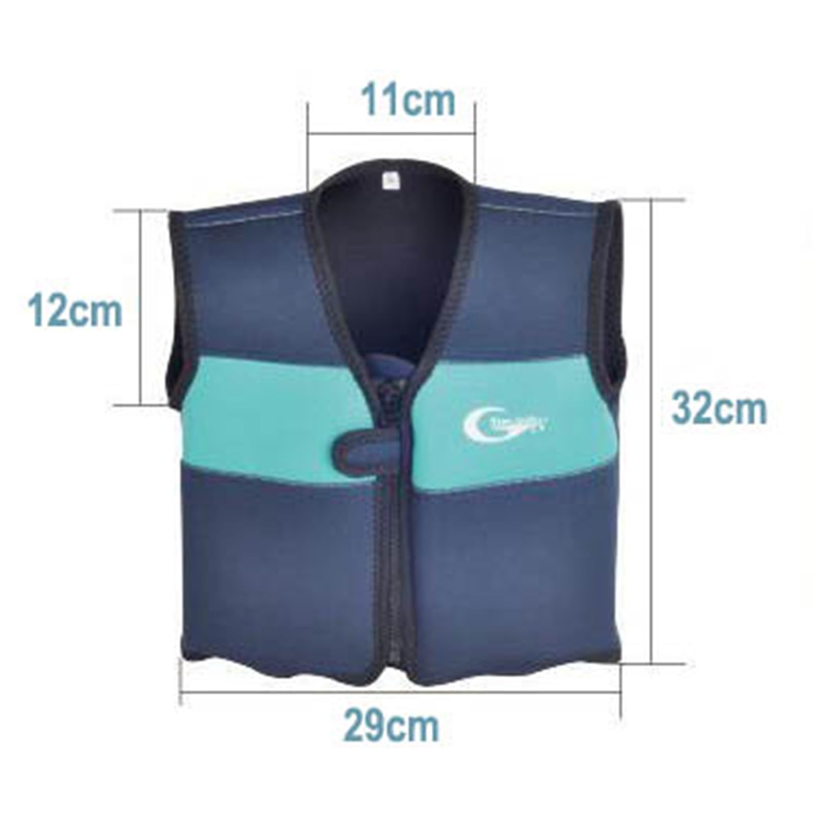 Generisch Chaleco salvavidas para niñas de 1 a 7 años, perfecto para piscina, playa actividades acuáticas al aire libre, cómodo verano (azul marino, 5 – 7 años)