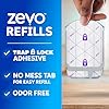 Zevo Flying Insect Trap Official Refill Cartridges - Fits Both Zevo Trap & MAX Indoor Fly Trap - Authentic Trap+Lock Technology to Catch Gnats, House & Fruit Flys (4 Official Refill Cartridges) #1