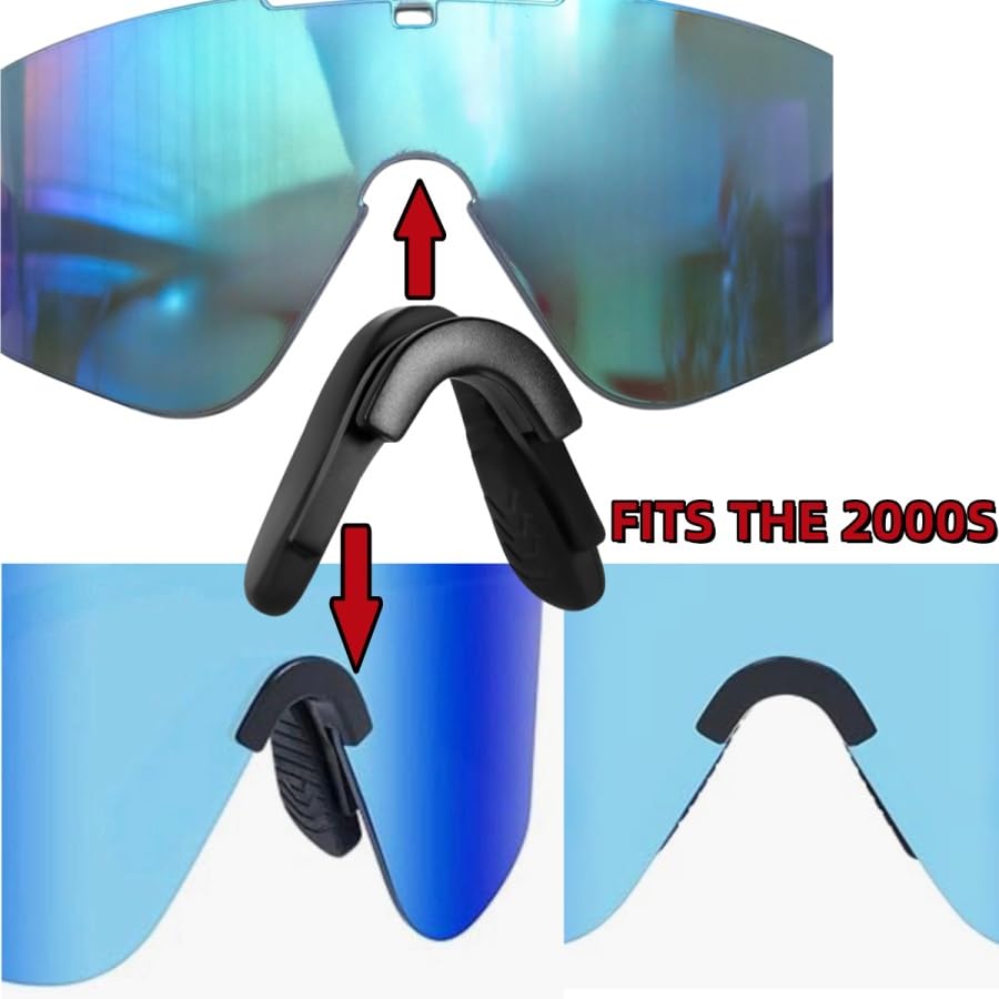 Replacement Nosepiece For Pit Viper 2000 Sunglasses.Nosepad Compatible With PV 2000S3
