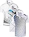 jeansian Homme 3 Piece Melanger Pack Quick Dry Sport Polo T-Shirt LSL195 MixPackG XL