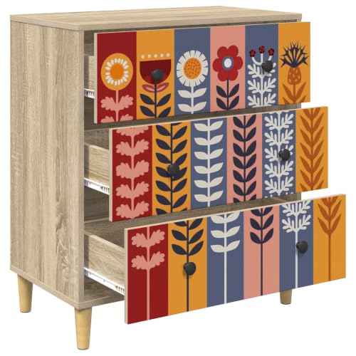 Cómoda moderna rectangular para guardar cosas en el dormitorio creando un ambiente cálido 7