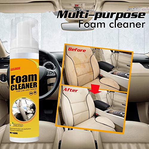 Multipurpose Foam Cleaner, detergente per schiuma per auto, 100 ml, multiuso per la pulizia dell'auto, spray detergente per la pulizia dell'auto