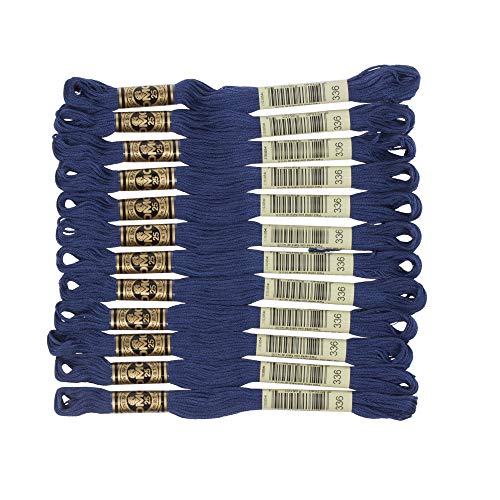 Image of DMC 6-Strand Embroidery Cotton Floss, Navy Blue