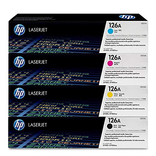 Kit Toner Hp Ce310a Ce311a Ce312a Ce313a 126a Laserjet Pro Cp1025 Cp1025nw