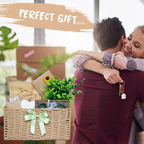 Set cesta regalo para casa, 18 piezas con tabla de cortar de bambú miniatura 6