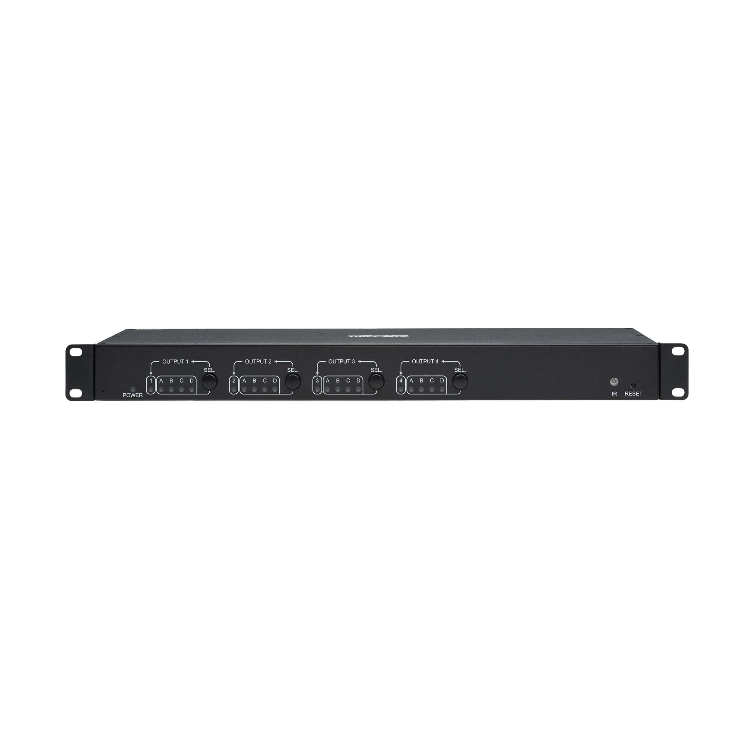 TRIPP LITE Kit di commutazione matrice HMDI 4 x 4 su Cat6, qualità 4K @ 60 Hz, Switch Plus incluso 4 ricevitori Pigtail, espandibile fino a 70 m, conforme TAA, garanzia 1 anno (B127A-4X4-BH4PH)