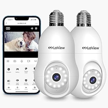 smart light bulb camera