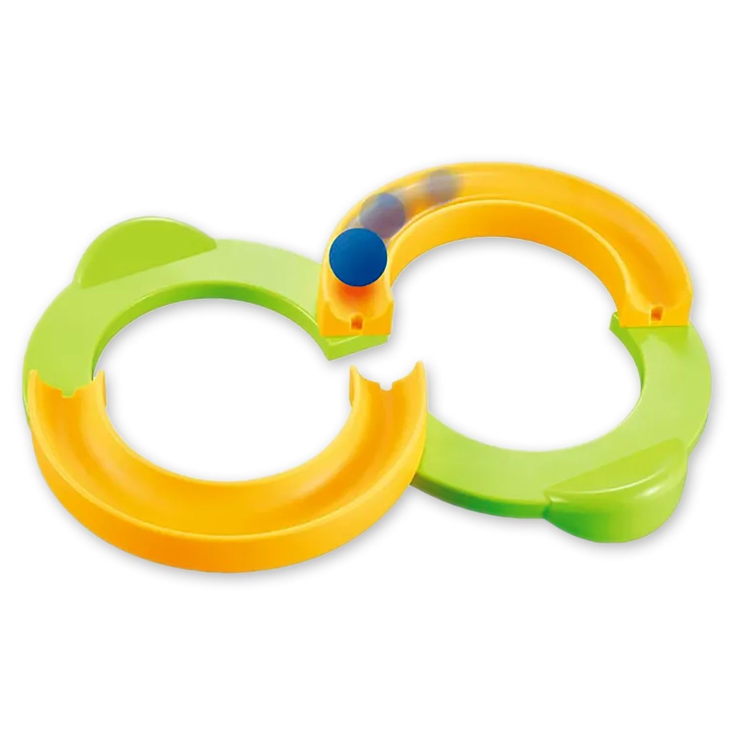 Kids Mandi Infinite Loop 8 -Shaped Balancing Track Toy | Creative Track with 2 Bouncing Ball | Marble Run Race Track Set | Perfect for Indoor Play (Colour May Vary)
