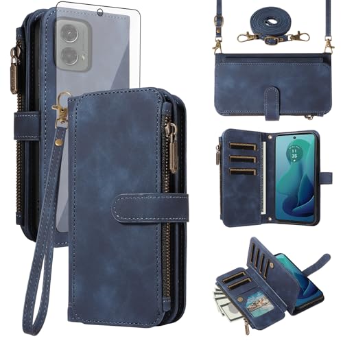 Housse Moto G 5G 2024 avec fermeture éclair pour libérer vos poches en voyage